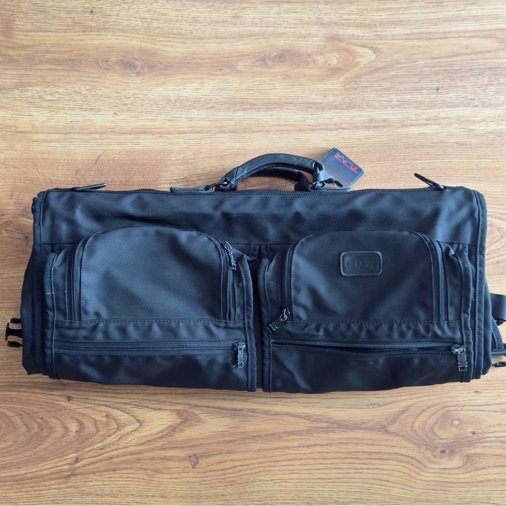 Vintage Tumi Ballistic FXT Nylon Garment Clothes Travel Carry On Suit Bifold Bag